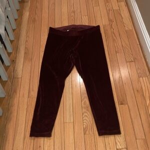 Old Navy Burgundy Leggings